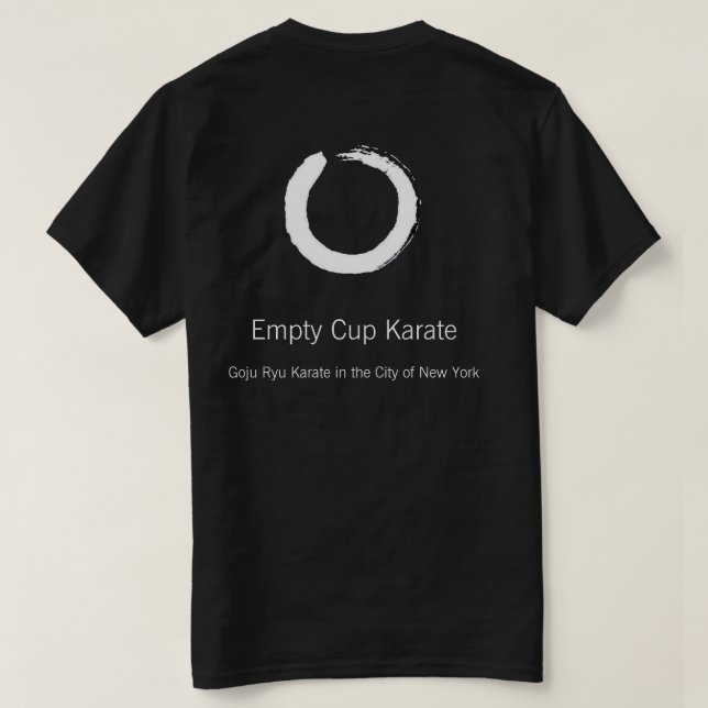 Camiseta Masculina Empty Cup Karate (Verso do Design)