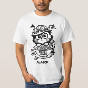 Camiseta masculina engraçada com nome personalizad