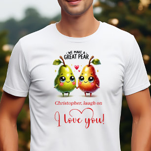 Camiseta masculina engraçada com nome personalizad