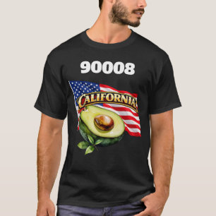 Camiseta masculina escura da Califórnia