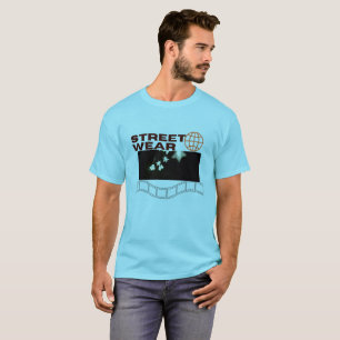 Camiseta Masculina Estética Gráfica de Streetwear