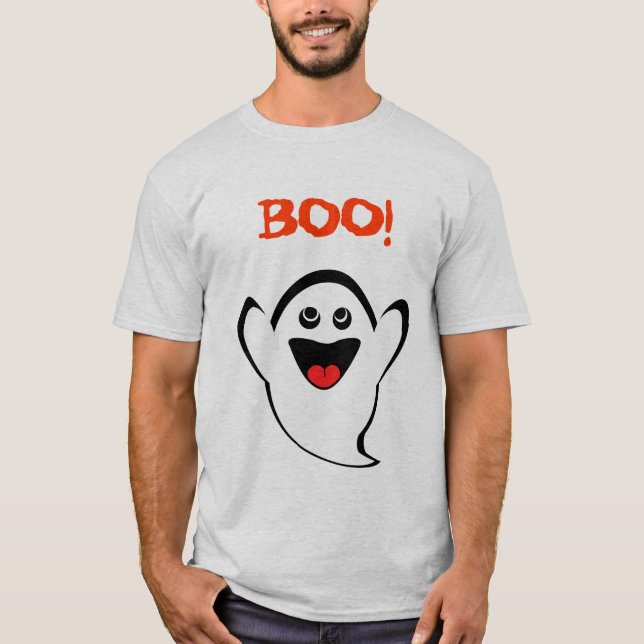 Camiseta masculina Fantasma BUU! (Frente)