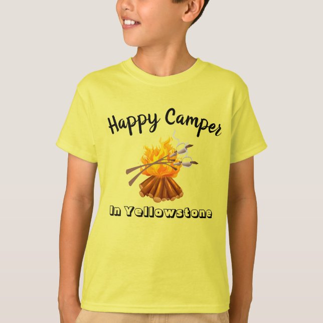 Camiseta Masculina - Feliz Acampante (Frente)