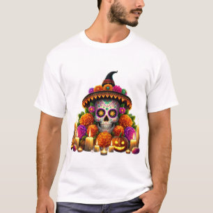Camiseta masculina festa de halloween