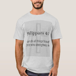 Camiseta Masculina Filipenses 4:13 Cristã