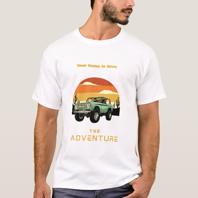 Camiseta Masculina Fonix - The Adventure" Gráfica (Frente)