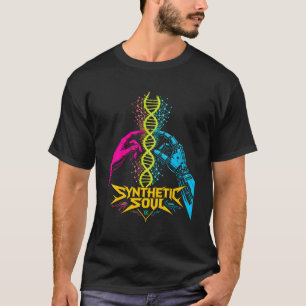 Camiseta Masculina Gráfica de DNA de Alma Sintétic