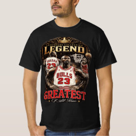 Camiseta Masculina Gráfica Lenda do Basquete 23