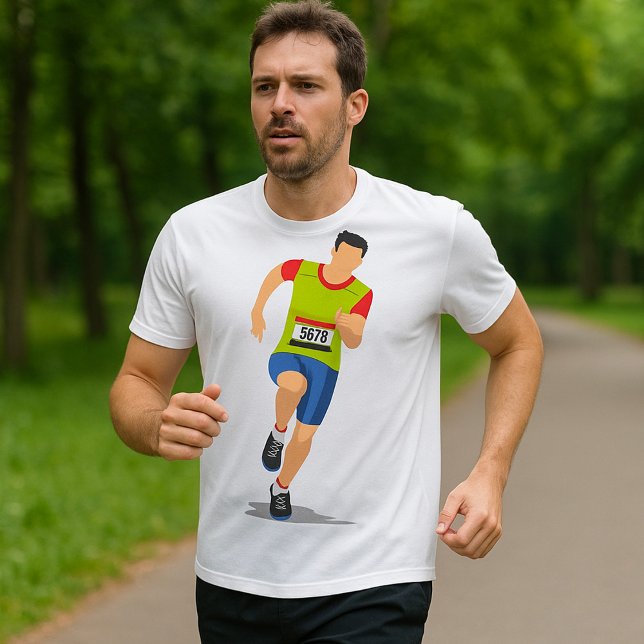 Camiseta Masculina Homem Correndo (Criador carregado)