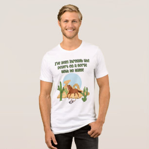 Camiseta Masculina Horse With No Name Bella+Canvas