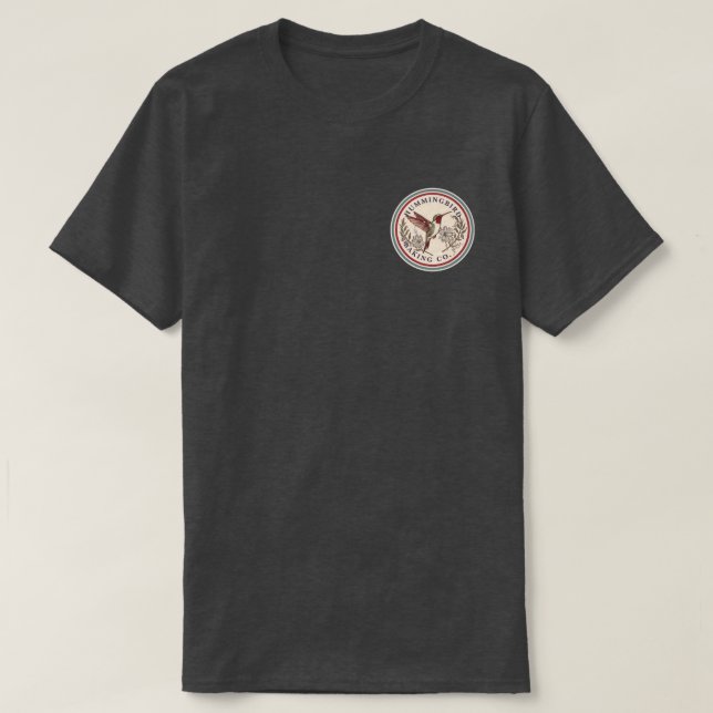Camiseta Masculina Hummingbird Baking Co (Frente do Design)