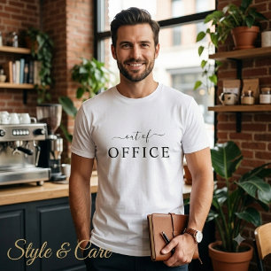 Camiseta Masculina Humor de Viagem Fora do Escritó