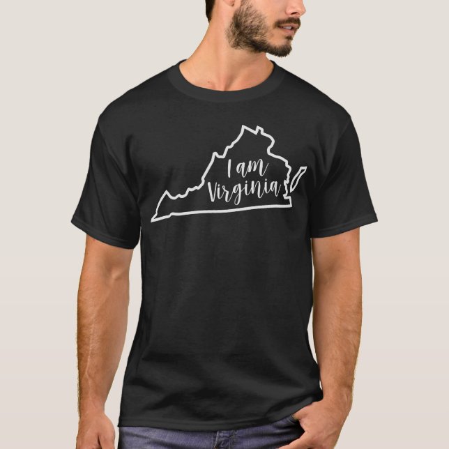 Camiseta Masculina I AM Virginia (Frente)
