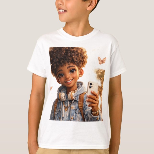 Camiseta masculina infantil (Frente)