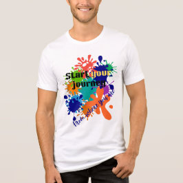 Camiseta masculina Inicie Sua Jornada - Motivacion