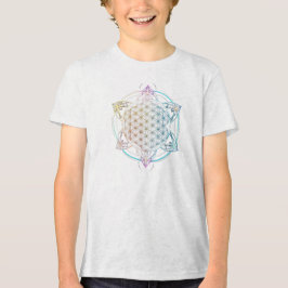 Camiseta Masculina Juvenil Básica Flôr da Vida-8