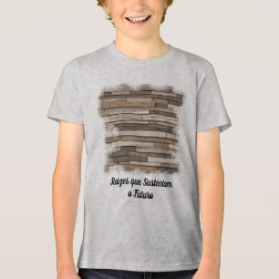 Camiseta Masculina Juvenil Básica Madeira Viva