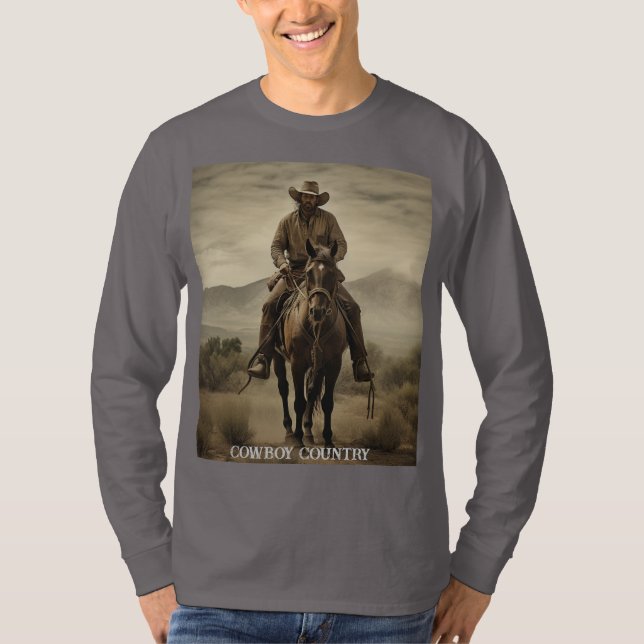 Camiseta Masculina Manga Longa Básica (Frente)
