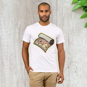Camiseta Masculina Mapa em Pergaminho