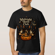 Camiseta Masculina Midnight Brew Club Halloween
