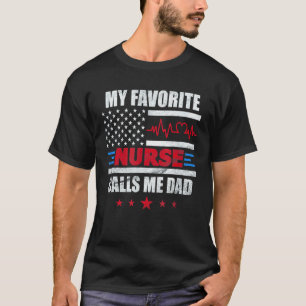 Camiseta Masculina Minha Enfermeira Favorita Me Ch
