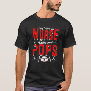 Camiseta Masculina Minha Enfermeira Favorita Me Ch
