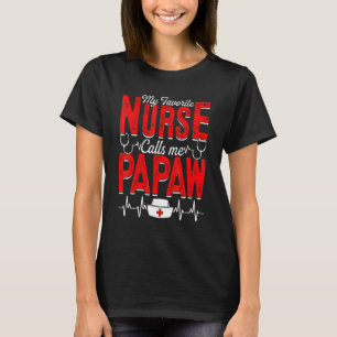 Camiseta Masculina Minha Enfermeira Favorita Me Ch