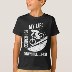Camiseta Masculina Minha Vida Está Descendo Rápido