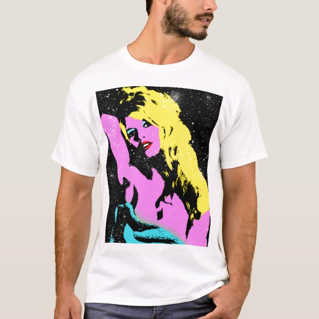 camiseta masculina "moda da arte" (Frente)