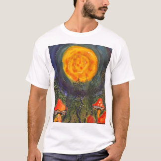 Camiseta masculina Moonlit Mushrooms