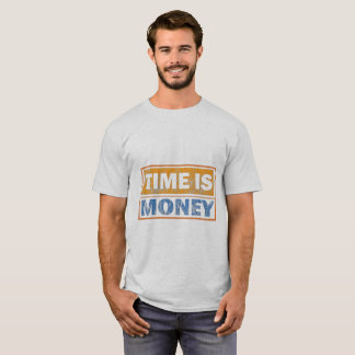 Camiseta Masculina Motivacional "O Tempo É Dinheir