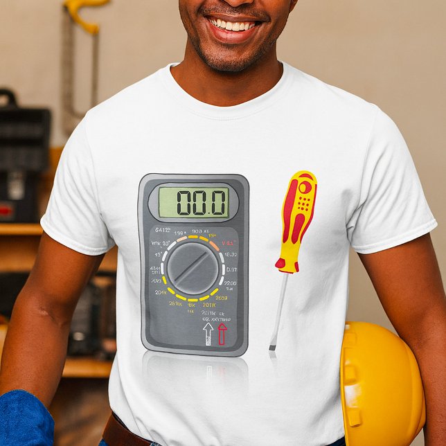 Camiseta Masculina Multímetro (Criador carregado)