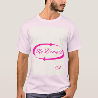 Camiseta masculina "My Brands" com logotipo oval r