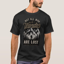 Camiseta masculina "Nem Todos Que Vagueiam Estão P