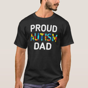 Camiseta Masculina Orgulhoso Pai Autismo Peças Col
