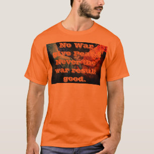 Camiseta masculina Paz sem guerra