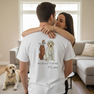 Camiseta Masculina Personalizada Labrador Sem Golf