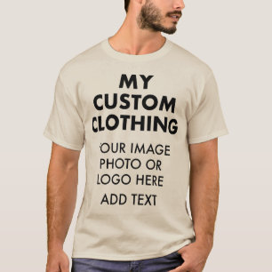 Camiseta masculina personalizada marrom areia cust