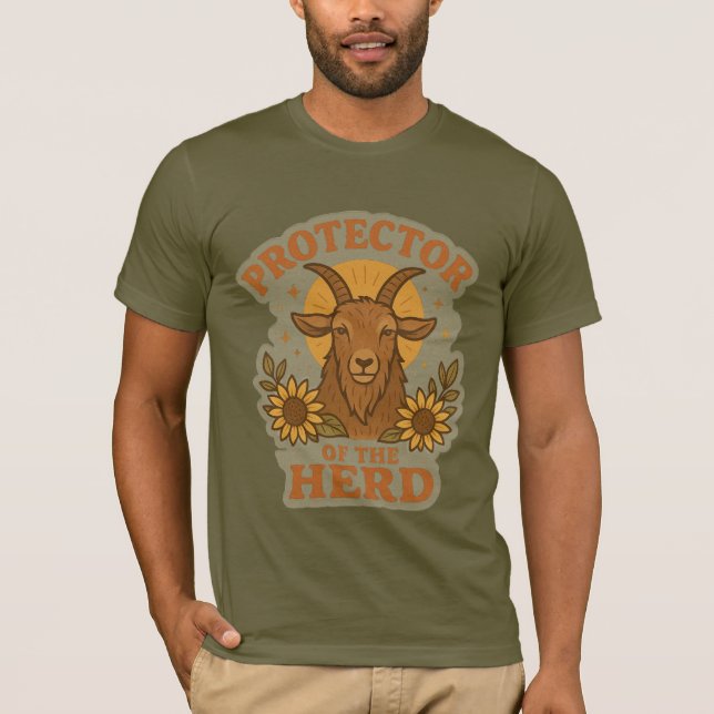 Camiseta masculina Protetor do Rebanho (Frente)