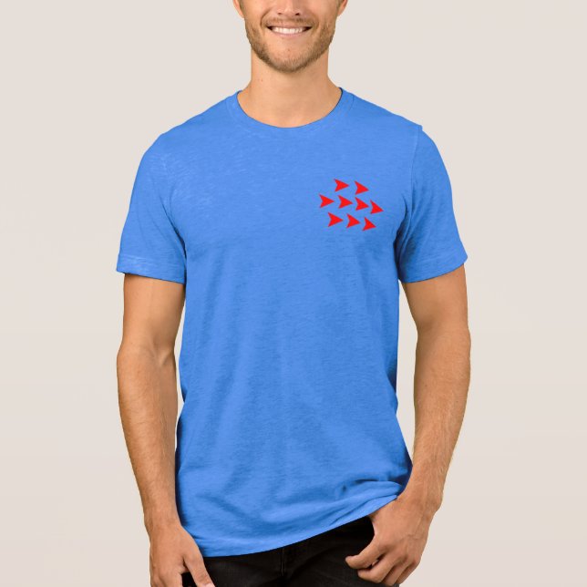 camiseta masculina "Red Arrovvs" (Frente)