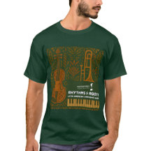 Camiseta masculina Rhythms & Roots