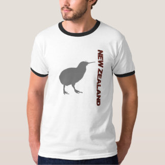 Camiseta Masculina Ringer Kiwi Moderna da Nova Zel