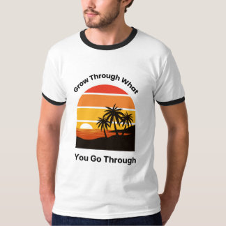 Camiseta Masculina Ringer Presente de Mentalidade