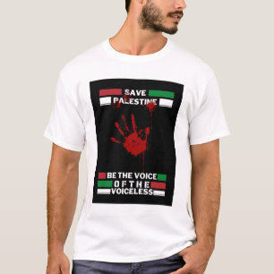 Camiseta masculina Salve a Palestina Camisa Free