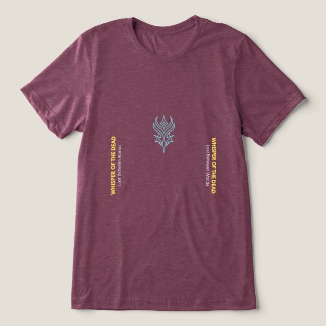 Camiseta masculina "Sussurro dos Mortos" em estilo (Design frontal)