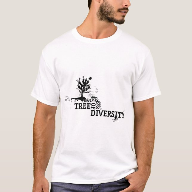 Camiseta masculina Trees of Diversity Nature (Frente)