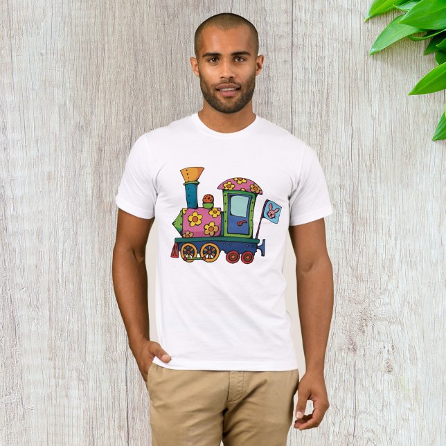 Camiseta Masculina Trem de Brinquedo (Criador carregado)