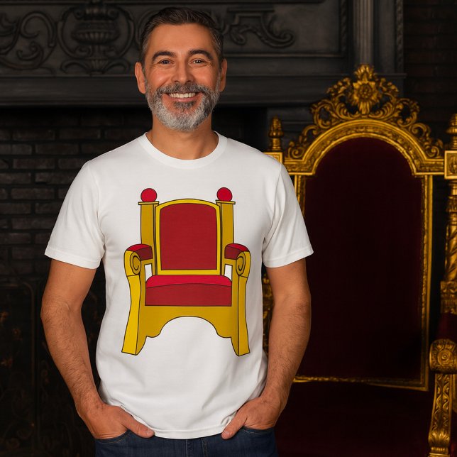 Camiseta Masculina Trono (Criador carregado)