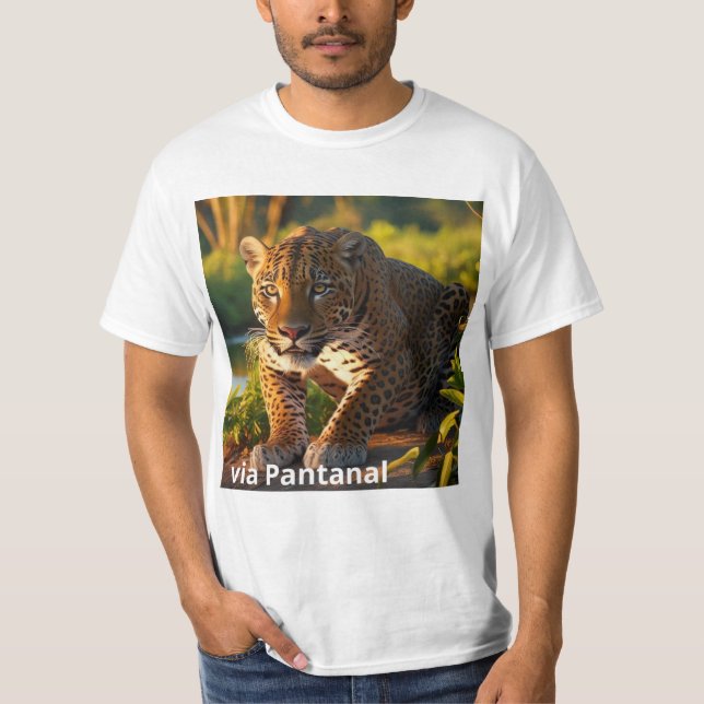 Camiseta Masculina Value Onça Pintada (Frente)