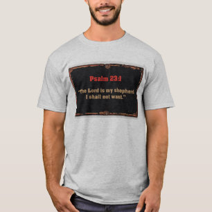 Camiseta Masculina Versículo Bíblico Salmo 23:1